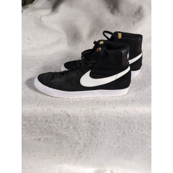 Nike Blazer Mid ‘77 Suede Black White Sneakers Shoes CI1172-005 Mens Size 10